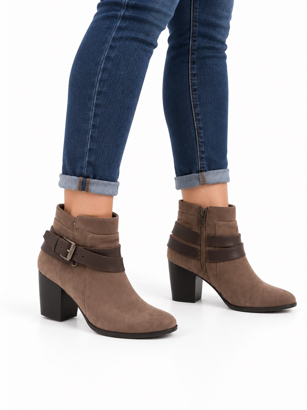 Battaglia Vintage Y2K Brown Leather Ankle Boots Women’s Size 6.5